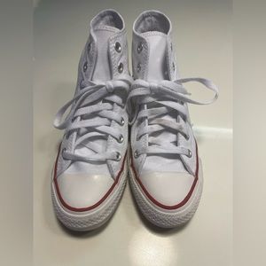 White high top all star converse